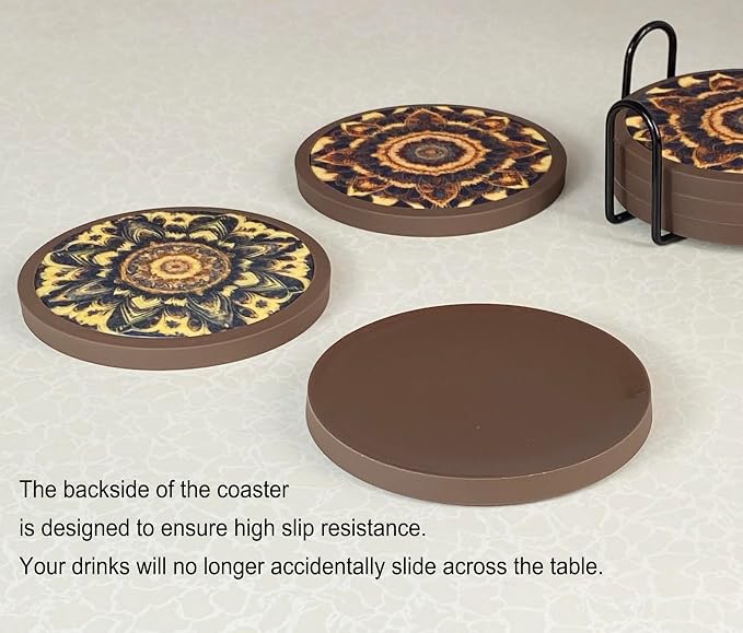 Absorbent Coasters for Drinks - Image 4