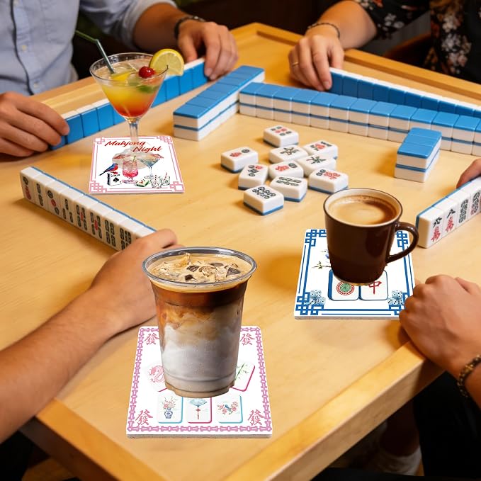 8 Pcs Mahjong Coasters, Mahjong Gifts - Image 7