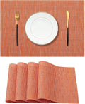 Leetaltree Orange Placemats Set of 4 by Leetaltree-ArtatEveryTable