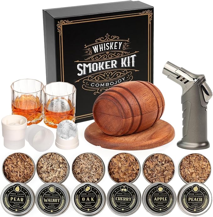 Whiskey Smoker Kit with Torch by ComboJoy