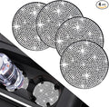 4 Pack Bling Car Coasters, Car Cup Holder Coaster, Rhinestone Coaster by COCASES