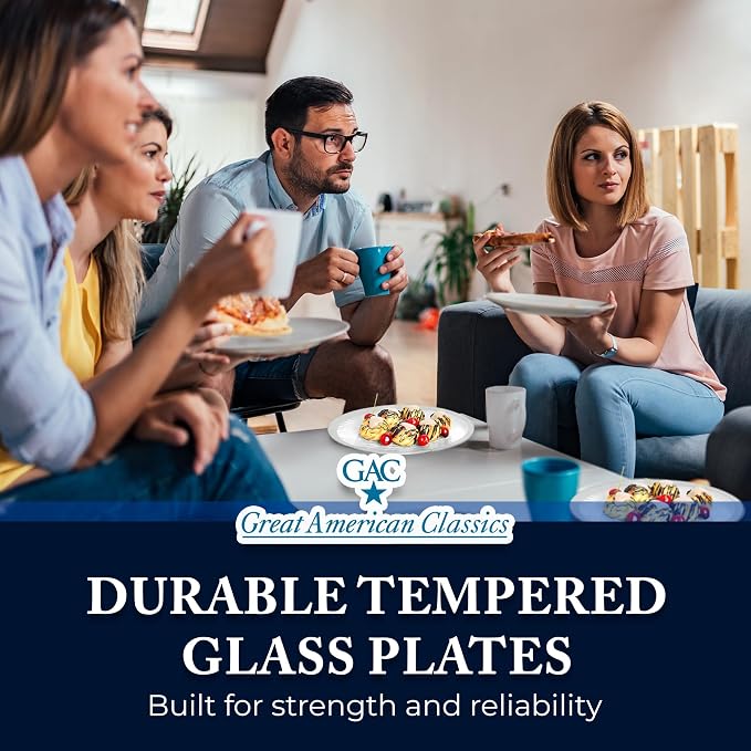 Tempered Glass Oval Meat Serving Tray – Durable Food Platter - Image 7