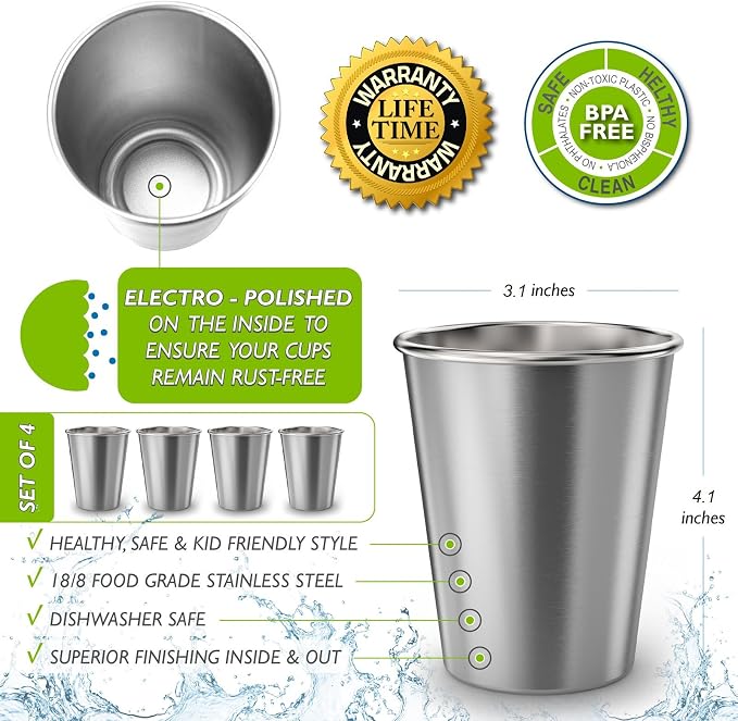 CHILLOUT LIFE Stainless Steel Cups - Image 2