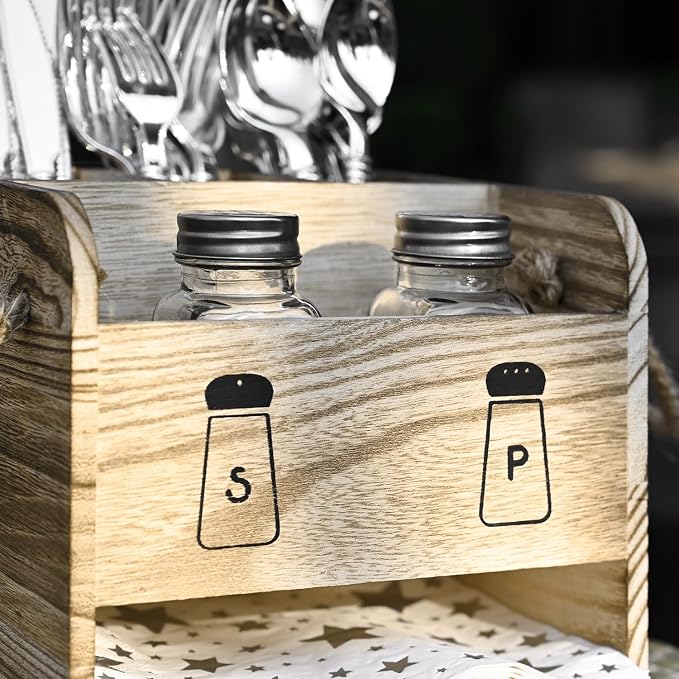 Ikee Design Wooden Utensil Caddy - Image 5