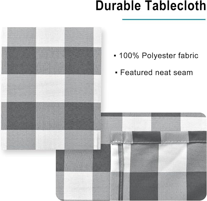 Checkered Tablecloth Rectangle - Image 3