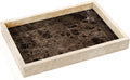 Real Natural Marble Tray for Bathroom, Genuine Marble Stone Vanity Tray by YMXYJM