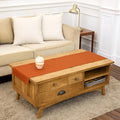 Solino Home Cotton Linen Dining Table Runner Cinnamon Hemstitch, 14 x 48 in | by SolinoHome