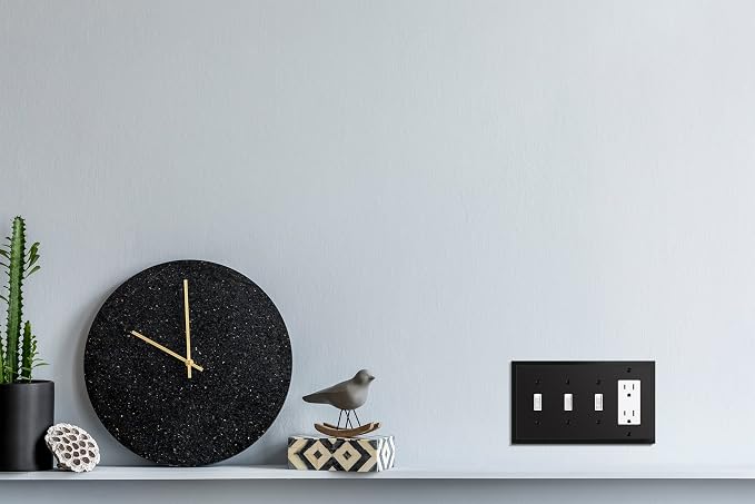 Modern Edge Decorative Wall Plate Switch Plate Outlet Cover, Durable Solid Zinc - Image 7