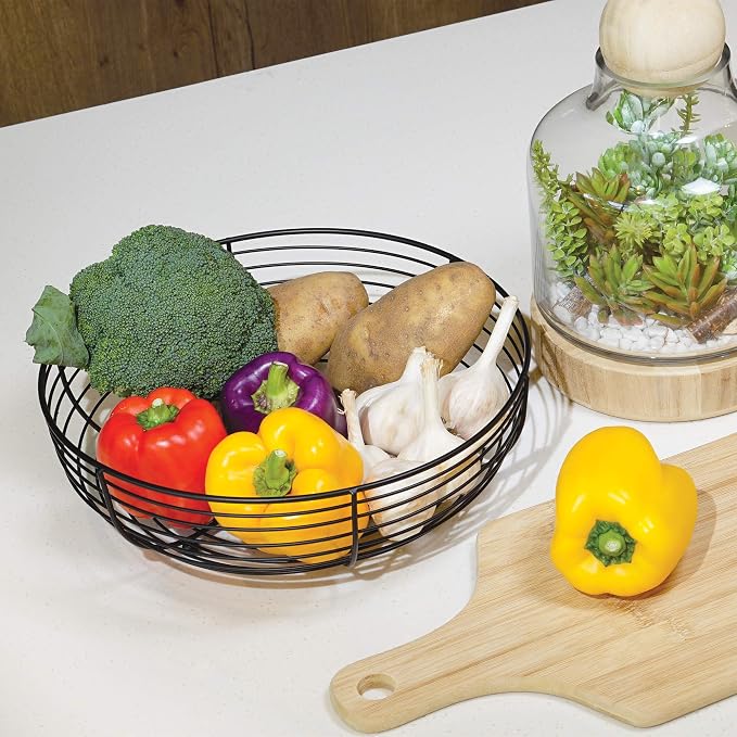 Countertop Fruit Bowl, Wire Basket - Image 7