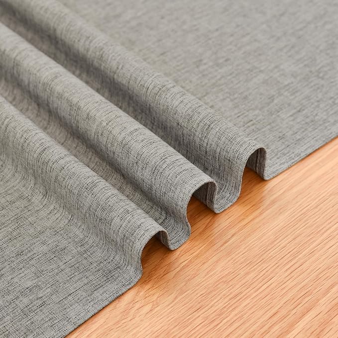 Faux Linen Table Runner Water Resistant 13 x 60 in, Coffee Table Runner - Image 6
