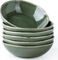 AmorArc Ceramic Cereal Bowls Set of 6, 24 oz Handmade Stoneware Bowls by AmorArc