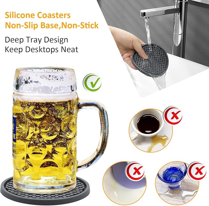 Silicone Drink Coasters - Image 7