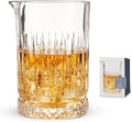 Viski Pedestal Crystal Cocktail Mixing Glass Perfect by VISKI