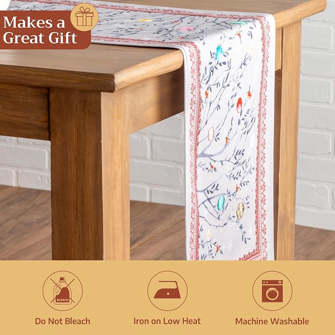 Maison d' Hermine Table Runner 100% Cotton 14.50" x 108" | Table Runners 108 - Image 5