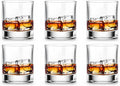 LUXU Whiskey Glasses, 11 OZ Short Glass Tumbler, Lowball Glasses Set of 6 | by LUXU