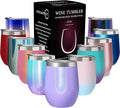 CHILLOUT LIFE 12 oz Stainless Steel Wine Tumbler by CHILLOUTLIFE