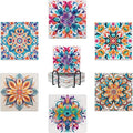 Boho Coasters Set of 6, Coasters by XCEWA