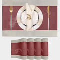 PIGCHCY Ginkgo Placemats Set of 4, Non-Slip Placemats Easy to Wipe Clean by PIGCHCY
