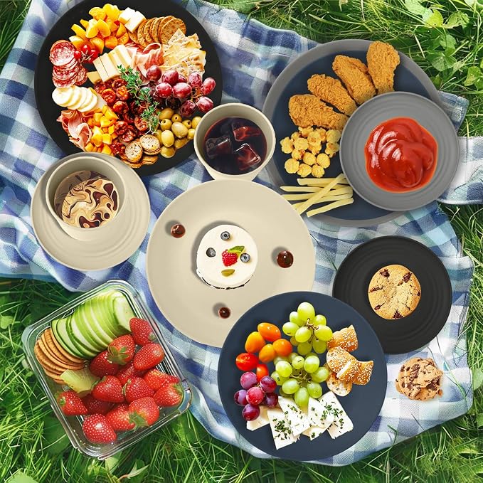 40Pack plates and bowls sets for dinner - Image 6