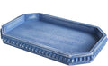 Hrastany Blue Wood Decorative Tray, Coffee Table Tray by Hrastany
