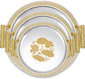3 Pack Metal Serving Trays by Unknown