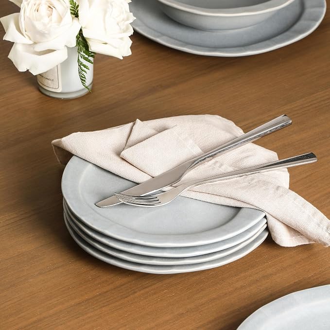 Stone Lain Oasis 4-Piece Salad Plate Set Stoneware - Image 2