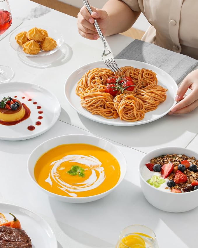 MALACASA 24-Piece Dinnerware Set - Image 8