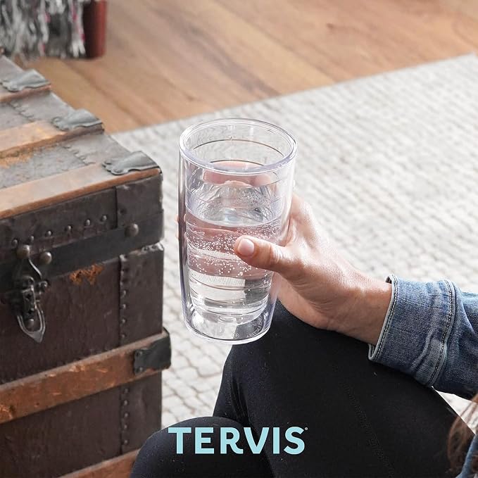 Tervis Clear & Colorful Lidded Made in USA Double Walled Insulated Tumbler - Image 9