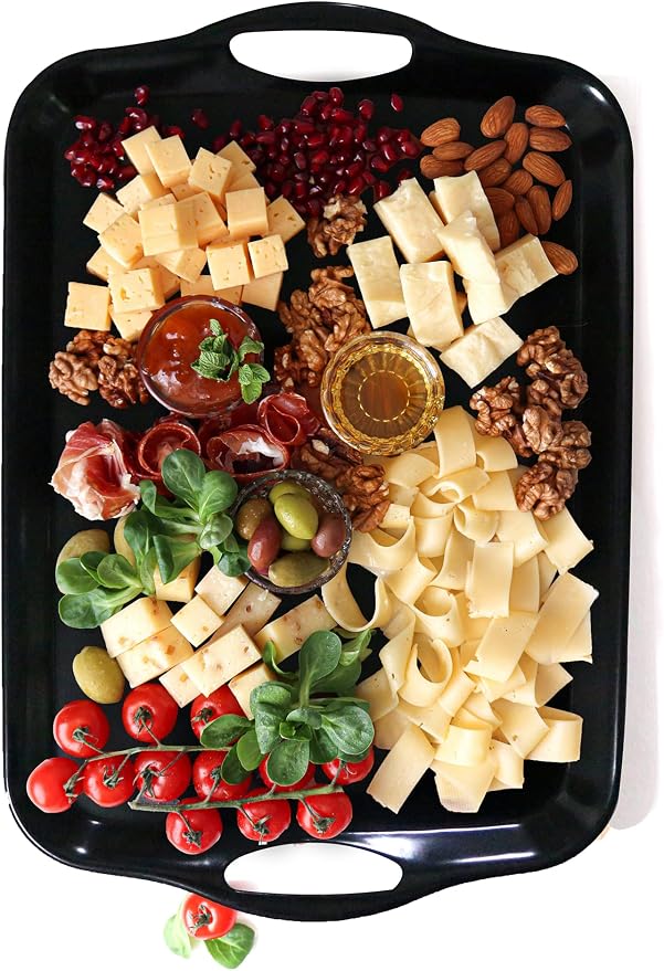 KAQAHIDO Large Melamine Serving Trays - Image 4
