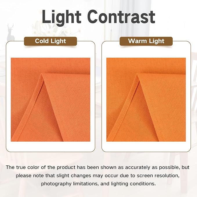 Faux Linen Table Runner Water Resistant 13 x 60 in, Coffee Table Runner - Image 4