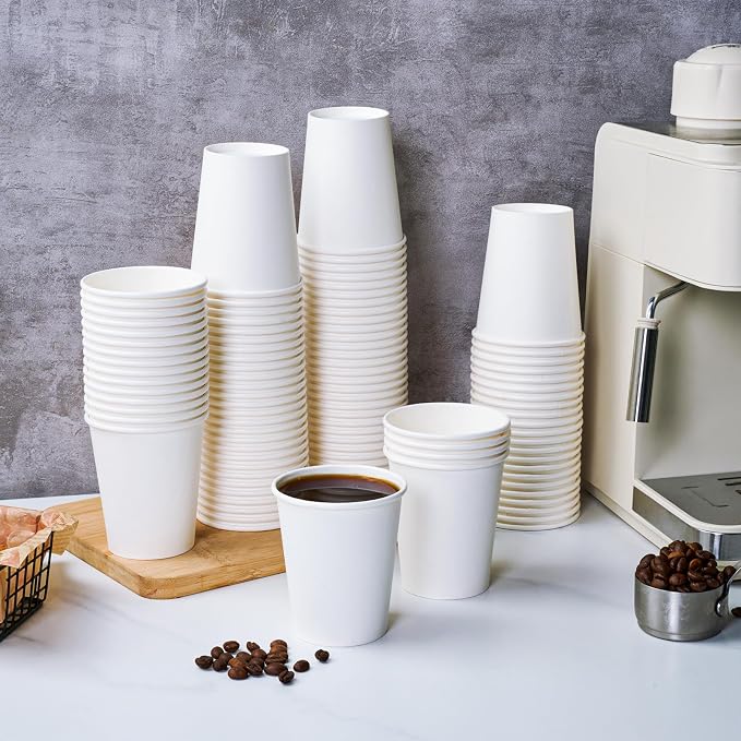 TV TOPVALUE 12 oz Paper Coffee Cups, Drink Dispensers - Image 5