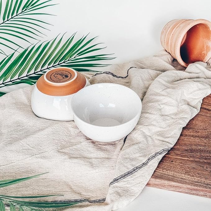 Mora Ceramic Small Dessert Bowls - 16oz - Image 5