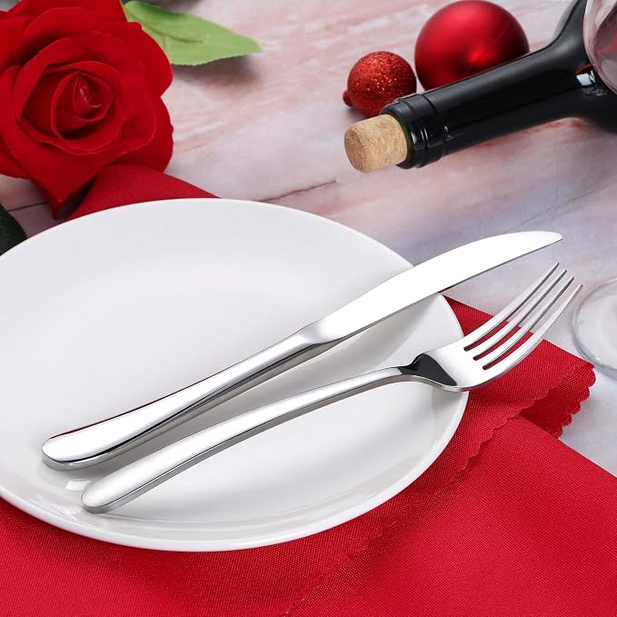 Onader 65 Piece Heavy Duty Silverware Set - Image 5