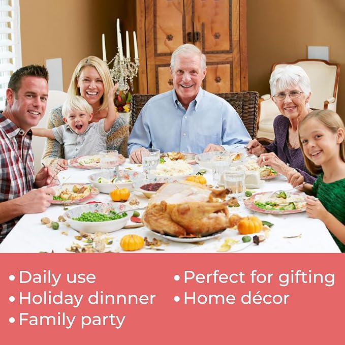 24-Piece Porcelain Dinnerware Set - Image 5