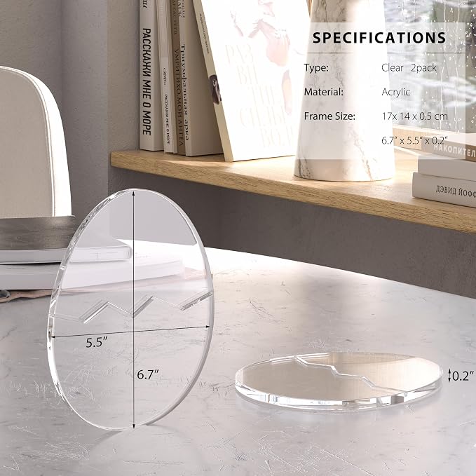 Acrylic Coaster Decorative Plates - Image 5
