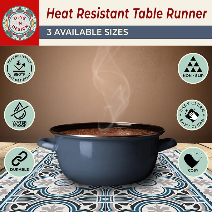 Heat Resistant Table Runner, 39 x 12 Inch - Image 5