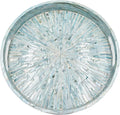 PEMAR 12.6” Mother of Pearl Round Serving Tray by PEMAR