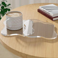 Acrylic 2Pcs/Set Coaster for Desk, Bar Drink Coaster, Cloud Shape Coffee Cup by Leadiy