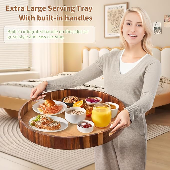 Large Ottoman Tray, Large Serving Tray - Image 2