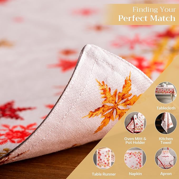 Maison d' Hermine Placemats Set of 4 Reusable 100% Cotton | Cloth Place Mats - Image 6