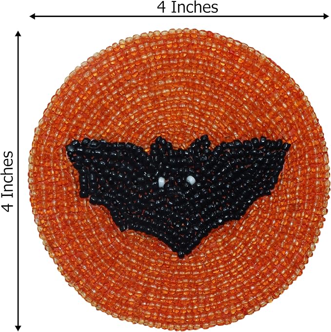 COTTON CRAFT Halloween Beaded Coasters - Image 3