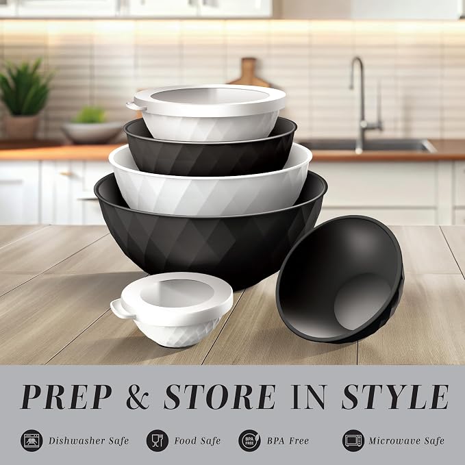 COOK WITH COLOR Mixing Bowls with Lids - Image 2