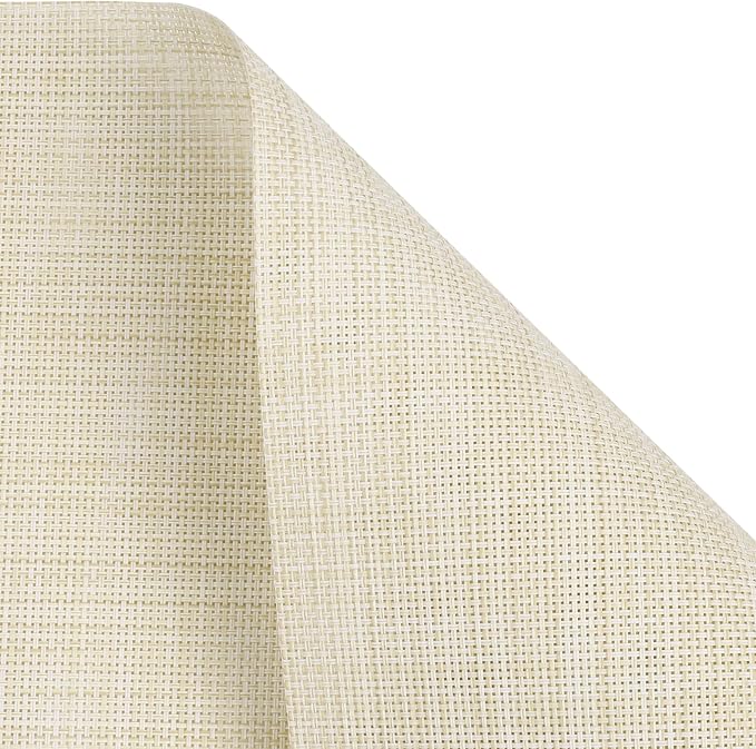 SHACOS Wedge Placemats Set of 4 Woven Vinyl Small Round Table Placemats Wipe - Image 7