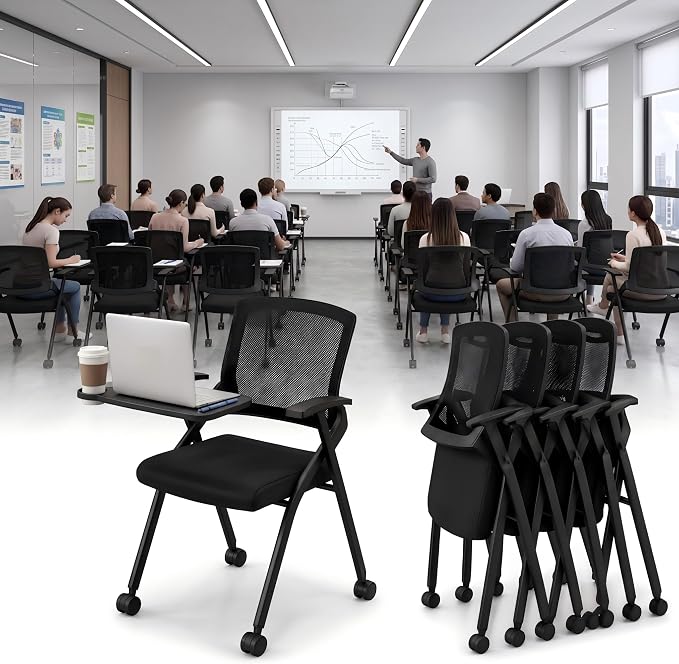 10 Pack Folding Office Chair by Unknown