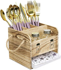 Ikee Design Wooden Utensil Caddy Flatware Holder by IkeeDesign