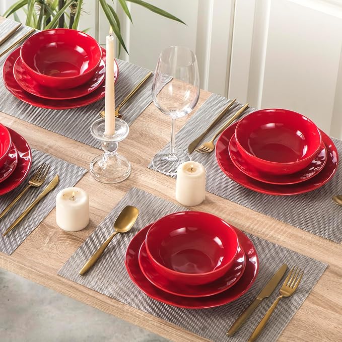 vicrays Ceramic Salad Bowls Set - Image 7