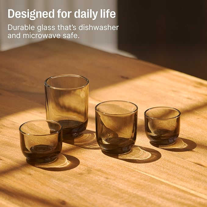 Fellow Pirch Cappuccino Cups 6.5 oz, Weighted Glass - Image 7
