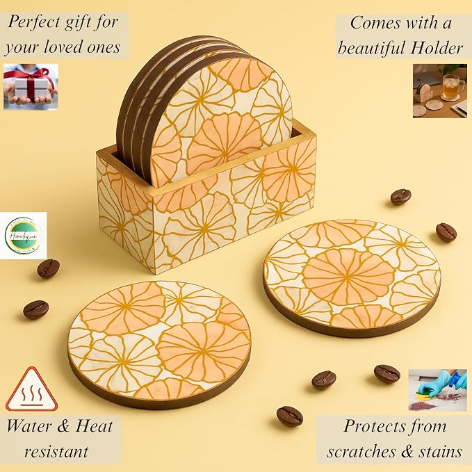 Wooden Coasters for Drinks - Image 4