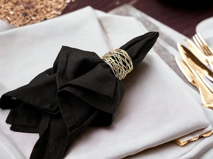 12-Piece Napkin Rings - Image 8
