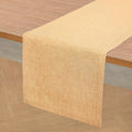 Solino Home 100% Pure Linen Table Runner Golden Nugget, Athena 14 x 144 in | by SolinoHome
